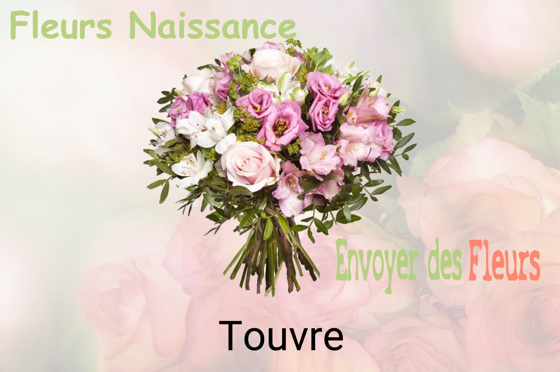 Bouquet de fleurs de naissance livré à Touvre